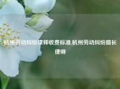 杭州劳动纠纷律师收费标准,杭州劳动纠纷擅长律师