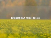 极氪盘中异动 大幅下挫5.08%