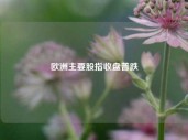 欧洲主要股指收盘普跌