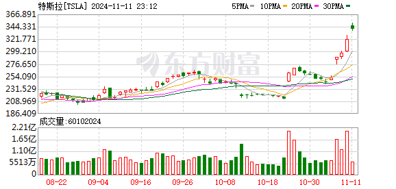 超越台积电 特斯拉升至美股第七！比特币首次突破82000美元 再创新高！发生了什么？-第1张图片-佛山市川丘建筑工程劳务有限公司