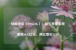 安能物流（09956.HK）：前三季度实现营收30.44亿元，同比增长21.2%